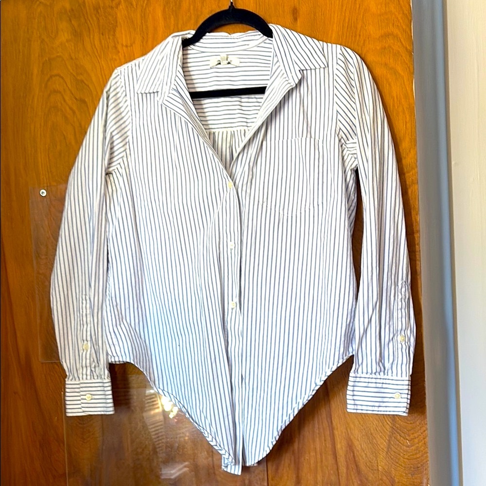 Madewell Women’s Striped Button-Up Shirt